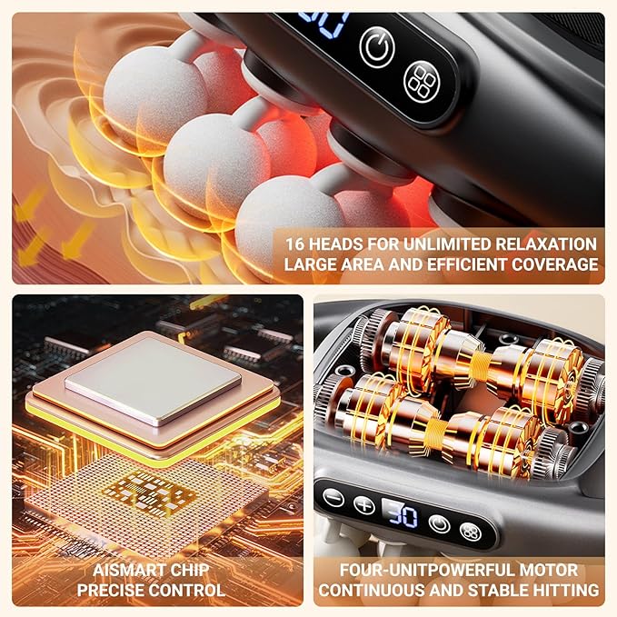 16-Head Stress Relief Massager