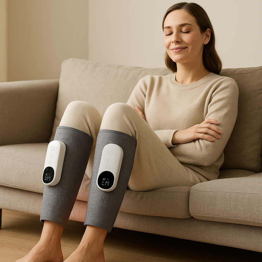FlowRestore™ Leg Compression Massager with Heat Therapy